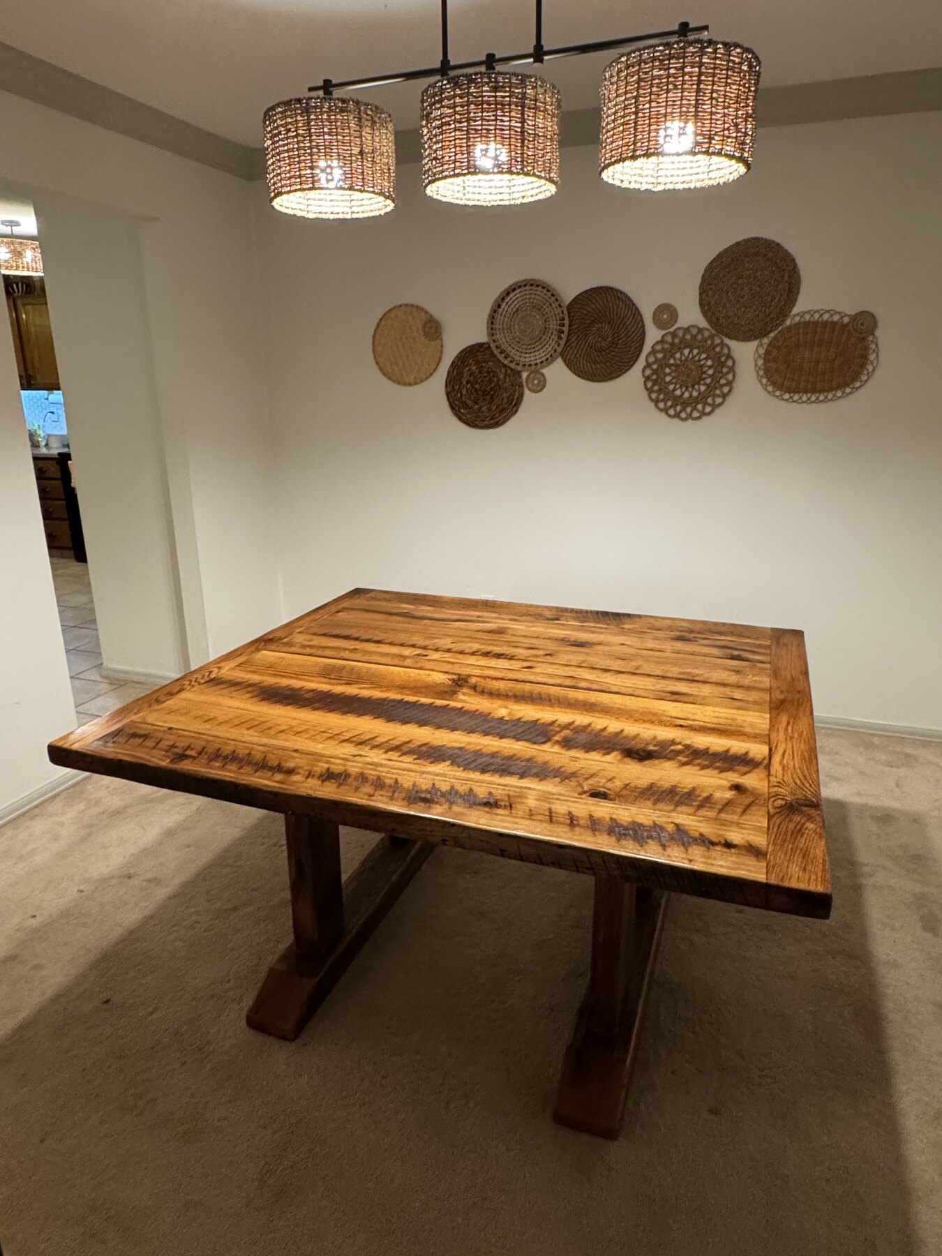 Statement dining table